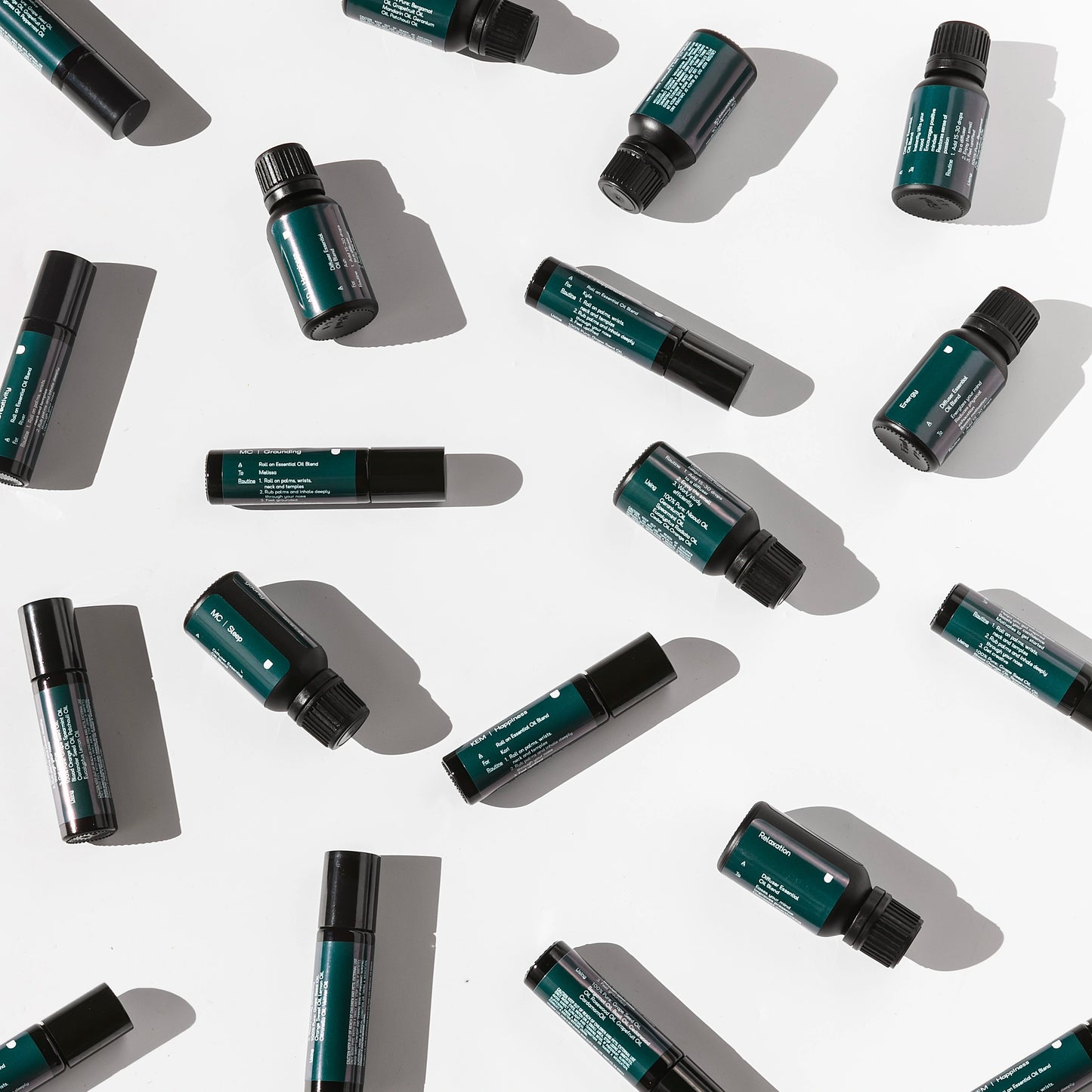 Aromatherapy oil for mental clarity and calm focus