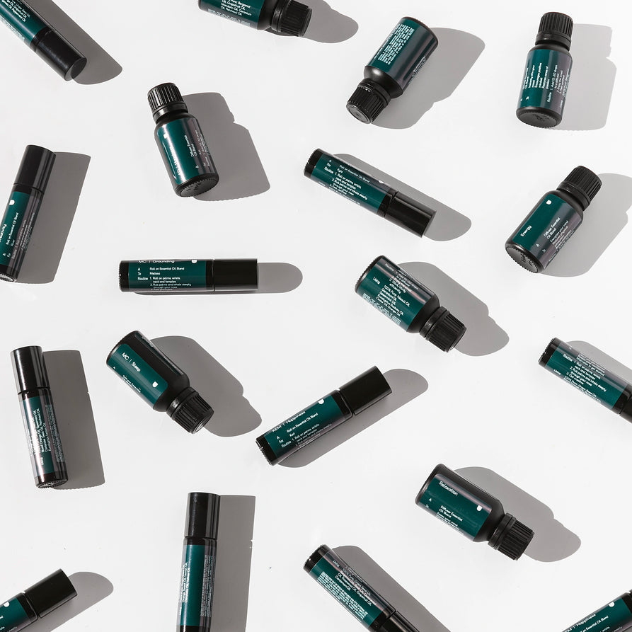 Aromatherapy oil for mental clarity and calm focus